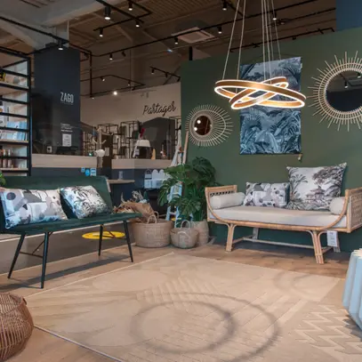 Luminaire suspendu LED SLV ONE DOUBLE PHASE 35W 1230lm 3000K Ø600mm laiton 