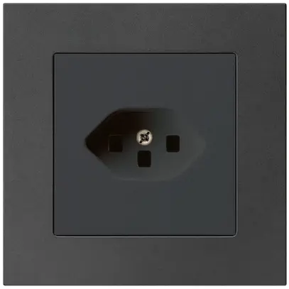 Prise ENC kallysto.pro T23 noir avec bornes enfichables 