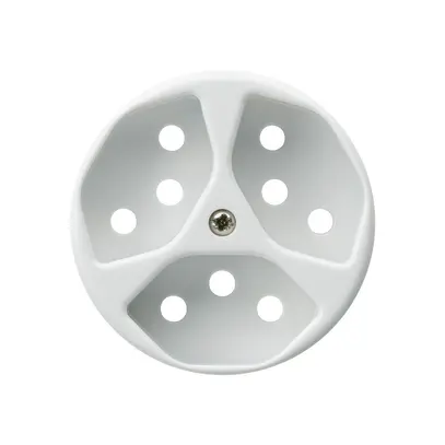 Disco frontale 3×tipo 13 bianco basico con protezione bambini 