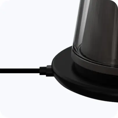 Lampe de table à accu X8 by xoxo, 3W, 2700K, anthracite 