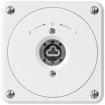 Contact pivotant à clé ENC robusto blanc sans clapet sans cylindre invers. 