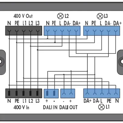 Box de distribution WAGO WINSTA, codage A+I, 5L, 2 entrées/5 sorties, noir 