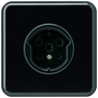 UP-Steckdose basico T25 BMI schwarz 