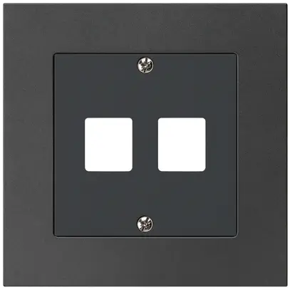 Kit frontale INC HMS kallysto.pro per 2 moduli nero 