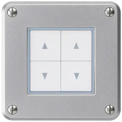 Contact pour stores ENC robusto IP55 aluminium avec 4 touches de fonction 