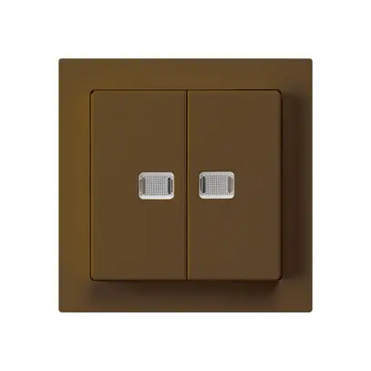 Kit frontal kallysto brun avec 2 lentilles 60×60mm 