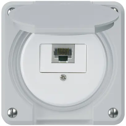 Scatola di raccordo INC robusto IP55 grigio 1×RJ45/s 