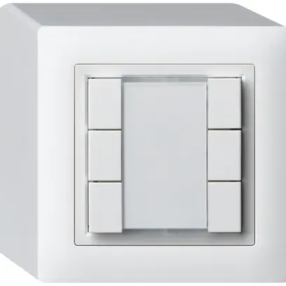 Poussoir universel AP 6×kallysto sans LED blanc 