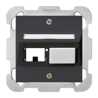 Kit de montage ENC kallysto R&M freenet noir avec plaque de fixation 