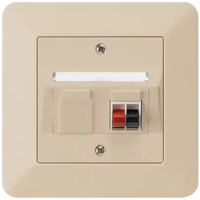Presa INC audio kallysto.trend 1×beige morsetto per 1 altoparlante 