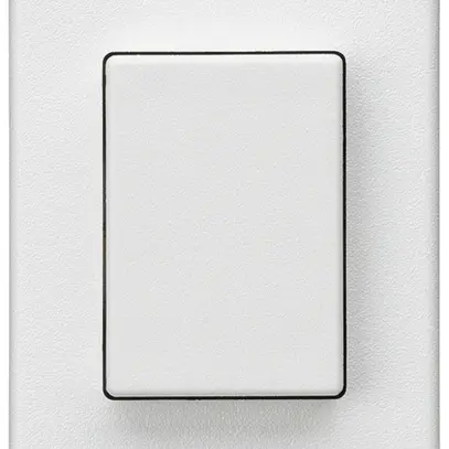 Pulsante INS Hager FLF 10A/250V 0/1L bianco 