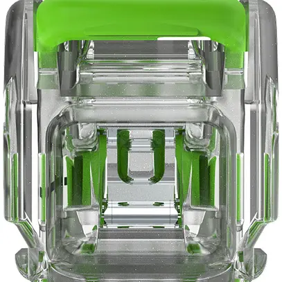 Borne de connexion WAGO Green Range 2L 0.34…4mm² avec levier vt transparent 