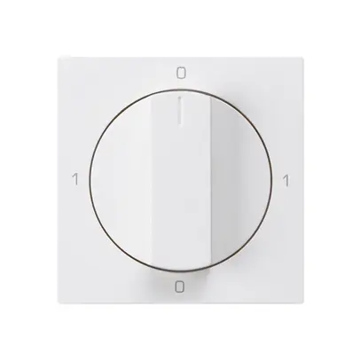 Kit frontal pour interrupteur rotatif S0 60×60mm kallysto 0-1-0-1 blanc 