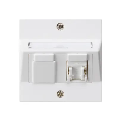 Kit di montaggio INC kallysto A cat.5e 1RJ45/u bianco 