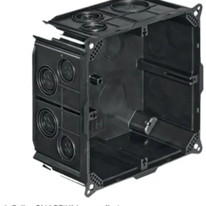 Scatola per parete cava HSB Ideal Box 2×2 TFI 850°C 