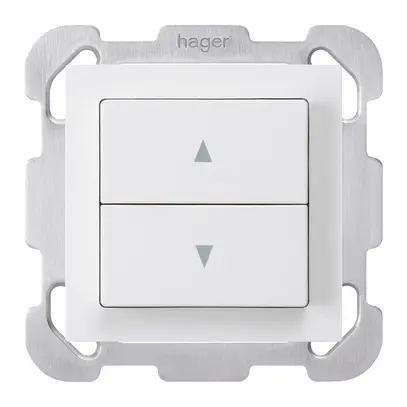 Interruttore per tapparelle INC kallysto con 2 tasti di comando bianco 