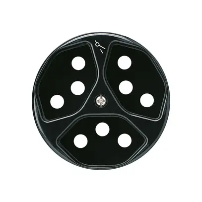 Disque frontal 3×type 13/1 basico noir avec sécurité enfants 