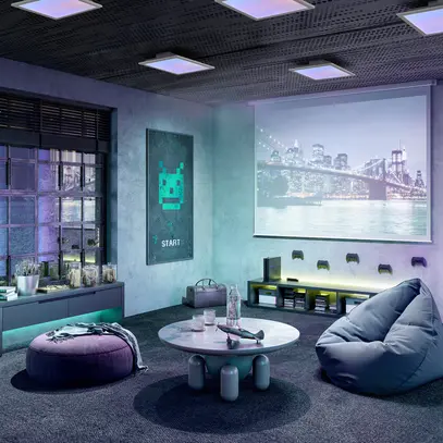 LED-Deckenleuchte LEDVANCE SMART+ WIFI PLANON 24W 1900lm RGB TW DIM 445×445 ws 