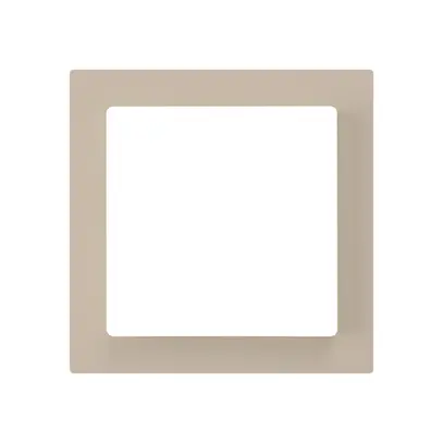 Placca frontale kallysto beige 60×60mm per interruttore pulsante 