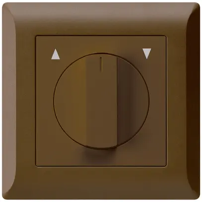 Interruttore/tasto rotativo INC per tapparella KLI marrone 