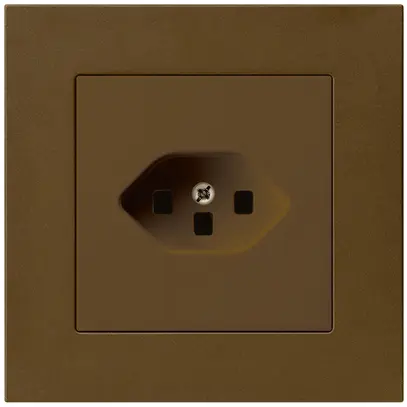 Presa INC kallysto.pro T23 marrone con morsetti ad innesto 