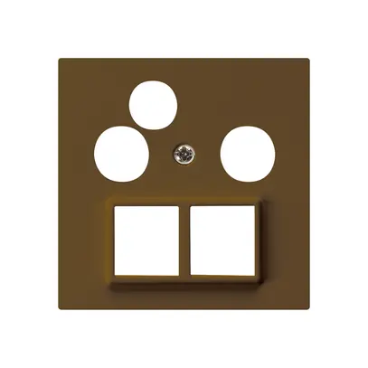 Plaque frontale HMS kallysto pour R/TV-données brun 