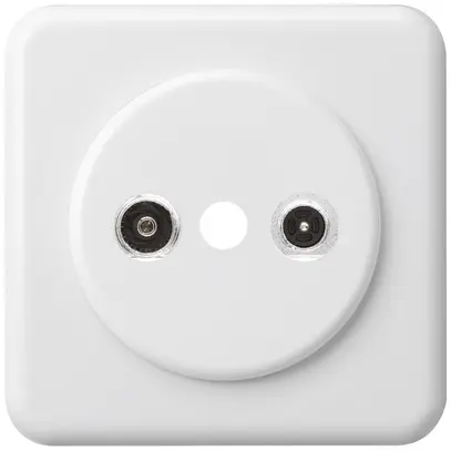 Presa d'antenna INC basico TV-R mont.C 23dB 2GHz bianco 