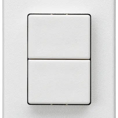 Pulsante doppio INS Hager FLF 10A/250V 0/1L bianco 