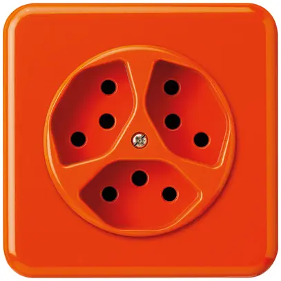 Presa INC basico 3×tipo 13 arancione 