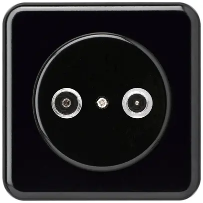 Presa d'antenna INC basico TV-R mont.C 14dB 2GHz nero 