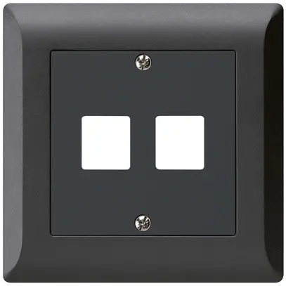 Kit frontal ENC HMS kallysto.line pour 2 modules noir 