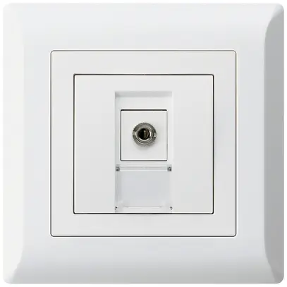 Presa di raccordo INC kallysto.line Jack Connector 3.5mm bianco 