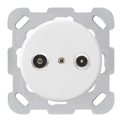 Presa d'antenna INC basico TV-R mont.B 11dB 2GHz bianco 