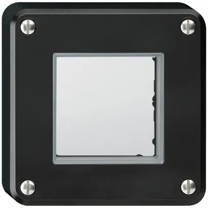 Parte superiore robusto per apparecchi Systo/KNX, nero, IP55 