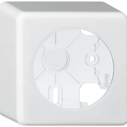 Scatola AP basico bianco h=54mm Ø58mm 