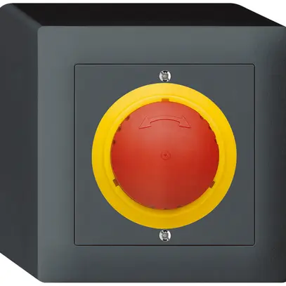 Contatto rotativo AP kallysto ARRESTO DI EMERGENZA antracite 