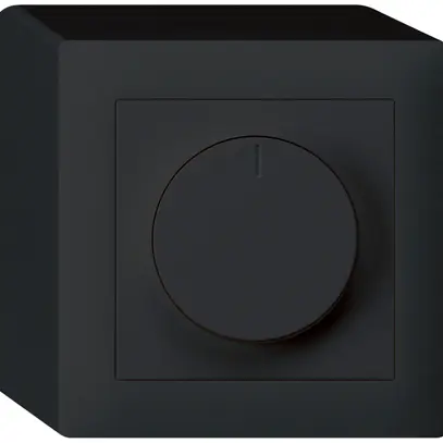 AP-Drehdimmer kallysto Phasenanschnitt 20…500VA schwarz 