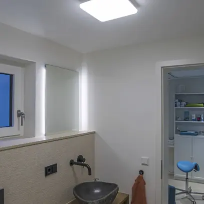 LED-Decken-/Wandleuchte SLV SIMA SQUARE 24W 2200lm 3000K IP44 DIM weiss 