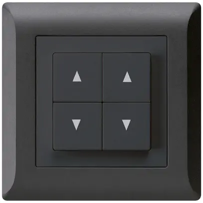 Contact pour stores ENC kallysto.line noir avec 4 touches 