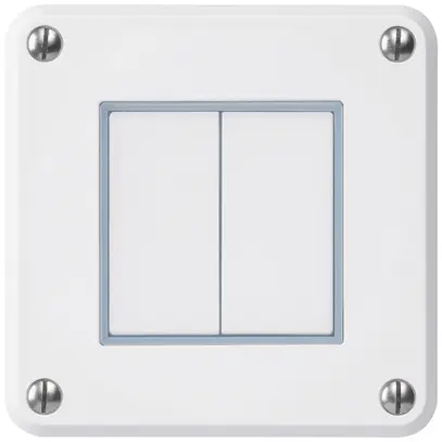 Interrupteur ENC robusto IP55 schéma 3/contact à poussoir blanc 