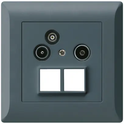 Presa antenna INC R/TV/dati kallysto.line HMS 2GHz 19db antracite 