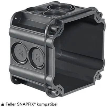 Boîte ENC HSB Basic pour béton 1×1, 70×70×52 mm 