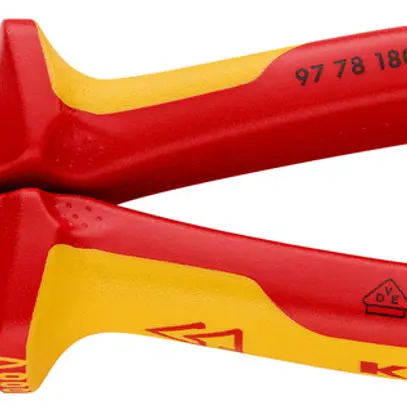 Pinza di serraggio KNIPEX per capicorda VDE 180mm 