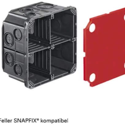 Boîte ENC HSB Vario, p.béton, construc.légère, 2×2, 130×130×70mm 