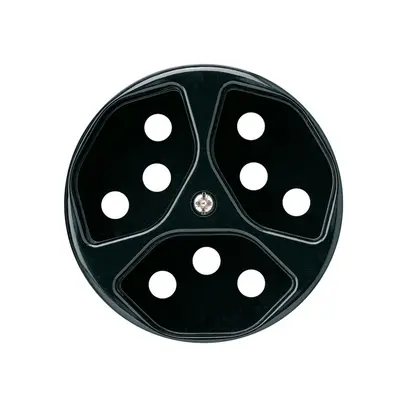 Disco frontale 3×tipo 13 nero basico con protezione bambini 