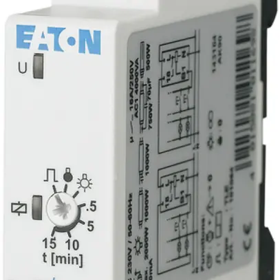 Timer luce TLK 0.5…10 min. 16A 230V con funzione stop ETN 
