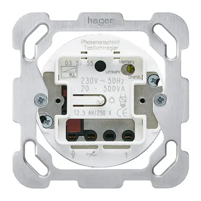 Inserto varialuce Hager TB 25…500VA ritardo di fase ascendente 