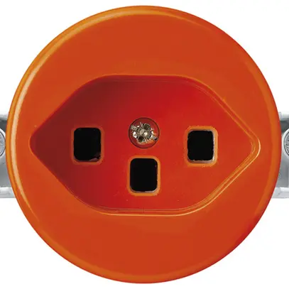 Einsatz zu Steckdose basico Typ 23 orange mit Steckklemmen 