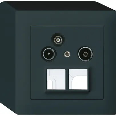 AP-Antennendose R/TV-Daten kallysto HMS 2GHz 19db schwarz 