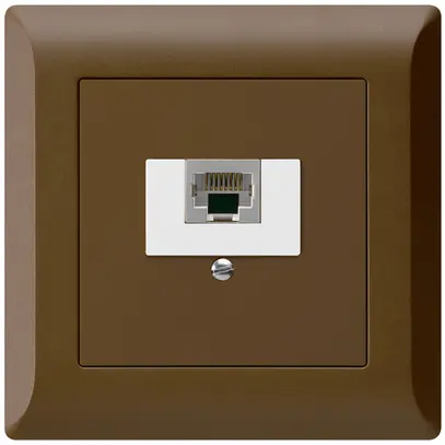 UP-Anschlussdose kallysto.line 1×RJ45s braun 